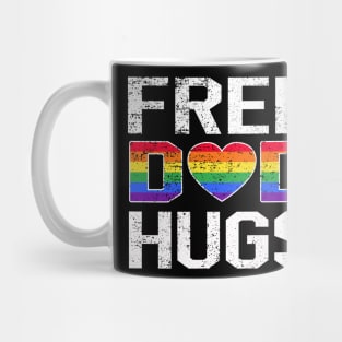 Free Dad Hugs Lgbt Pride Mug